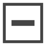 Minus Square O SVG Icon